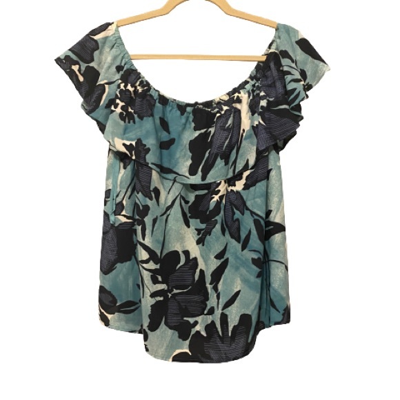 Darling Anthro Off-Shoulder Blouse - Picture 3 of 6